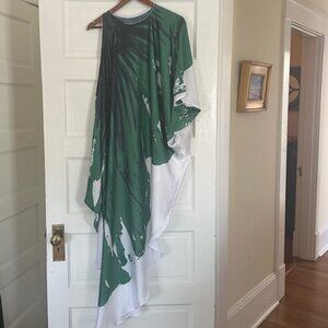 RiRi Kaftan Green Hibiscus. Ramona LaRue